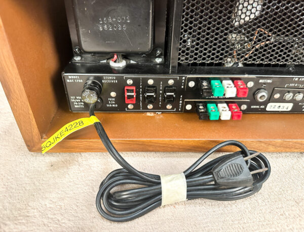 MCINTOSH MAC 1700 RECEIVER