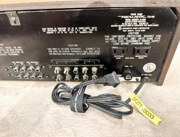 REALISTIC STA-960 VINTAGE RECEIVER