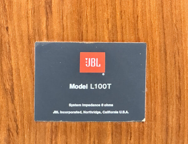 JBL L100T SPEAKERS
