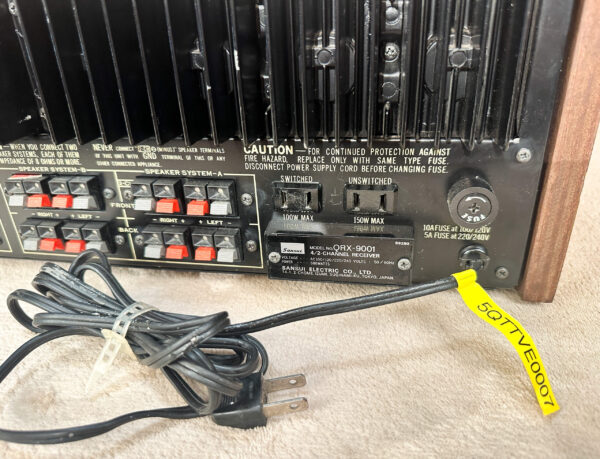 SANSUI QRX-9001 VINTAGE RECEIVER