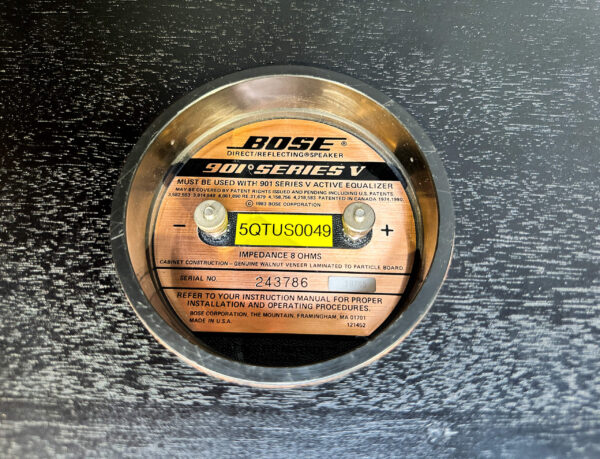 BOSE 901 SERIES V VINTAGE SPEAKERS