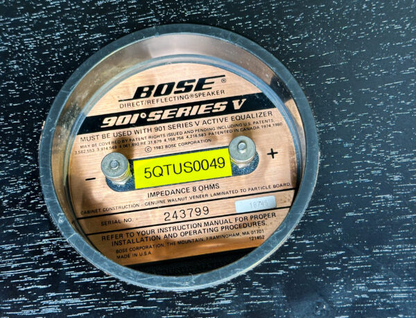 BOSE 901 SERIES V VINTAGE SPEAKERS